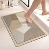 Anti-slip Rubber Door Water Absorbent Modern Rug Set Diatomite Bath Mats for Home Kitchen Bathroom Novelty Pattern Carpet