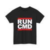 Run Cmd T-shirt Tops Tee heren dames 100% katoen