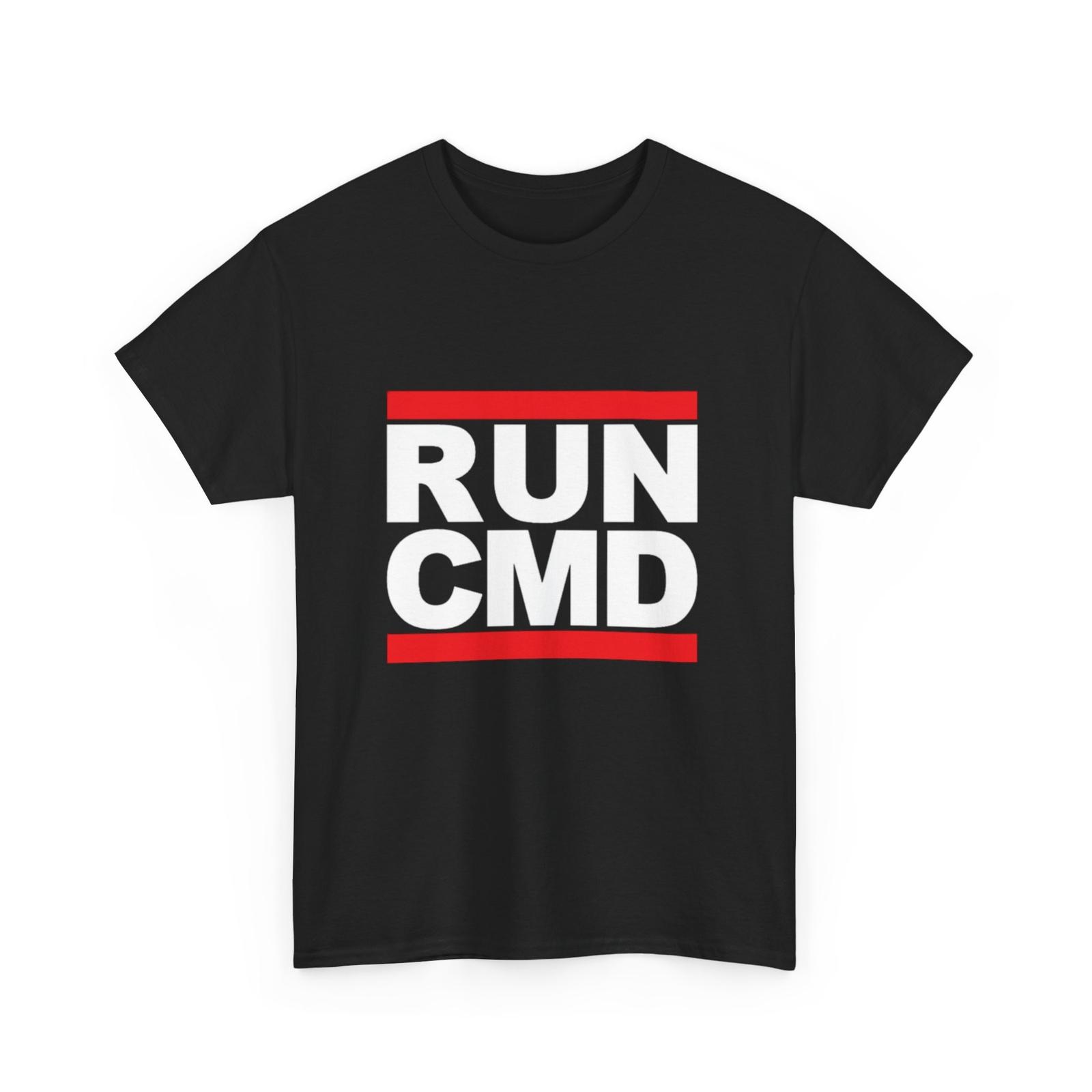 

Футболка Run Cmd Топы Футболка мужская женская 100% хлопок 2XL