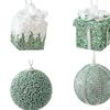 8Pcs Christmas Tree Decorations Xmas Decor Hanging Pendants Decorative Baubles for Yard
