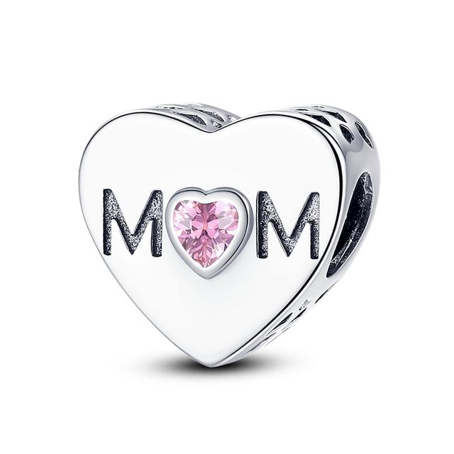 Charms Pendenti in Argento 925 Adatti per Braccialetti Fai da Te Terra Cuore Albero Stella Famiglia Fatima per Collane Pendenti