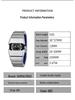 Sanda Men's Waterproof Y2K Retro Quartz Wristwatch with Multi-section Armor Strap, Model 9503.
