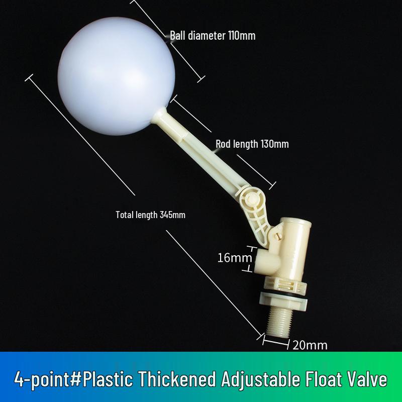 Adjustable Large-Flow Solar Water Tank Float Valve Switch