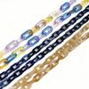 Vintage Hip Hop Punk Street Clear Plastic Candy Color Acrylic Glasses Chain Trouser Chain Accessories Handmade