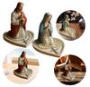 Virgin Mary Rosary Holder Statue Elegant Our Lady Prayer Rosary Box Holy Mother Figure Desktop Ornaments Home Decor