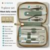 New Arrivals Manicure Set Pedicure Sets Nail Clipper Stainless Steel Professional Nail Cutter Tools with Travel Case Kit