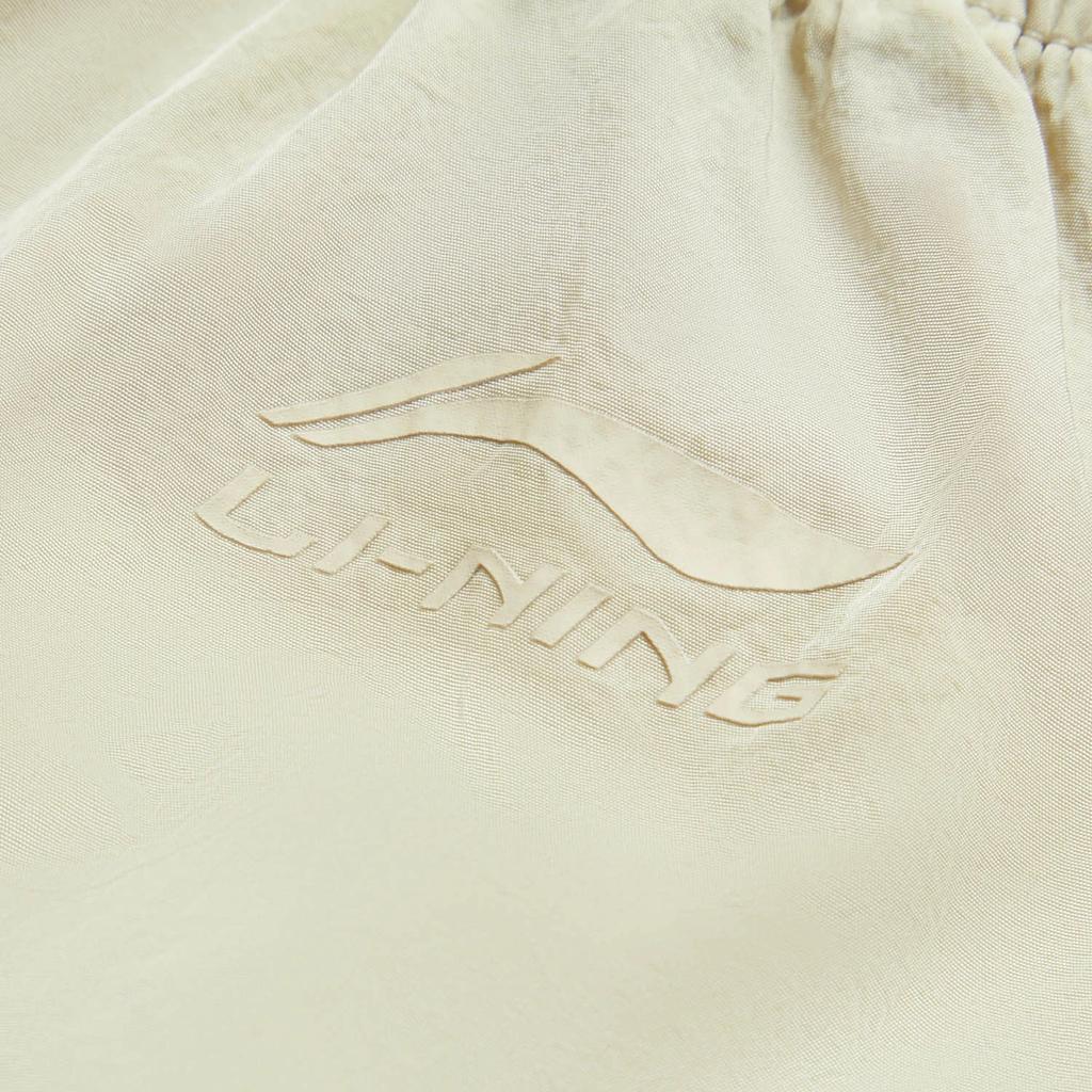 Li Ning Sports Lifestyle Series Solid Color Mid Waist Comfortable Breathable Loose Casual Long Skirt Women Skirts Foam-Khaki ASKU158-1