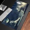 Wolf Mousepad Desk Accessories Desk Mat Gaming Mats Desk Decorating Supplies Mouse Pad Long Pad Office Decor Set Up Carpet