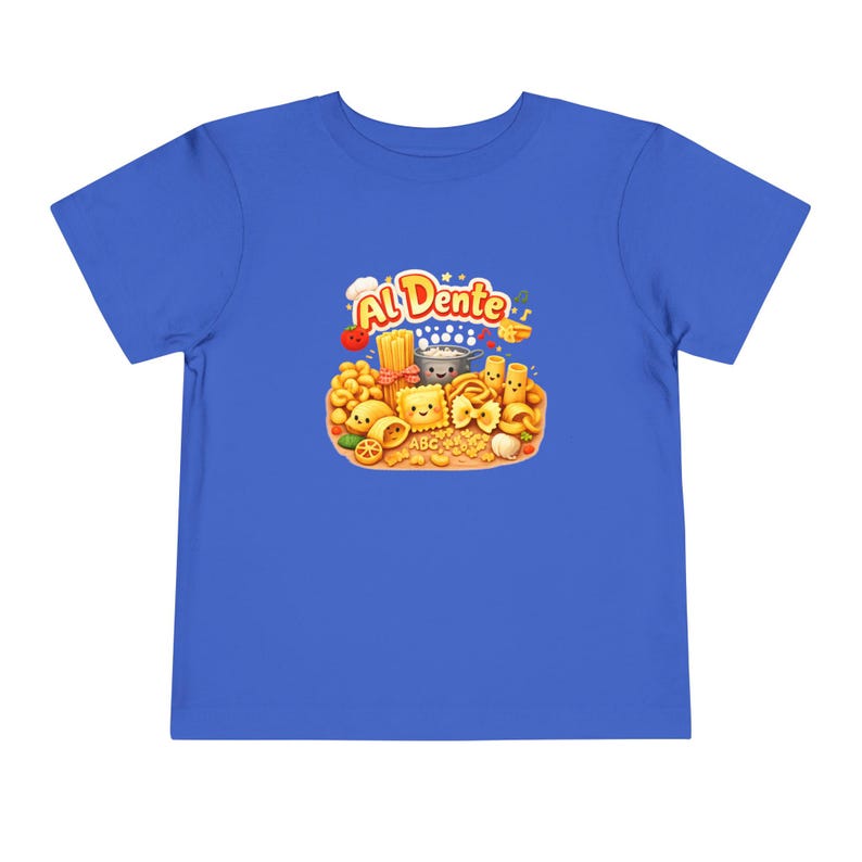 Al Dente Toddler Short Sleeve Tee | Pasta Kid Shirt 110