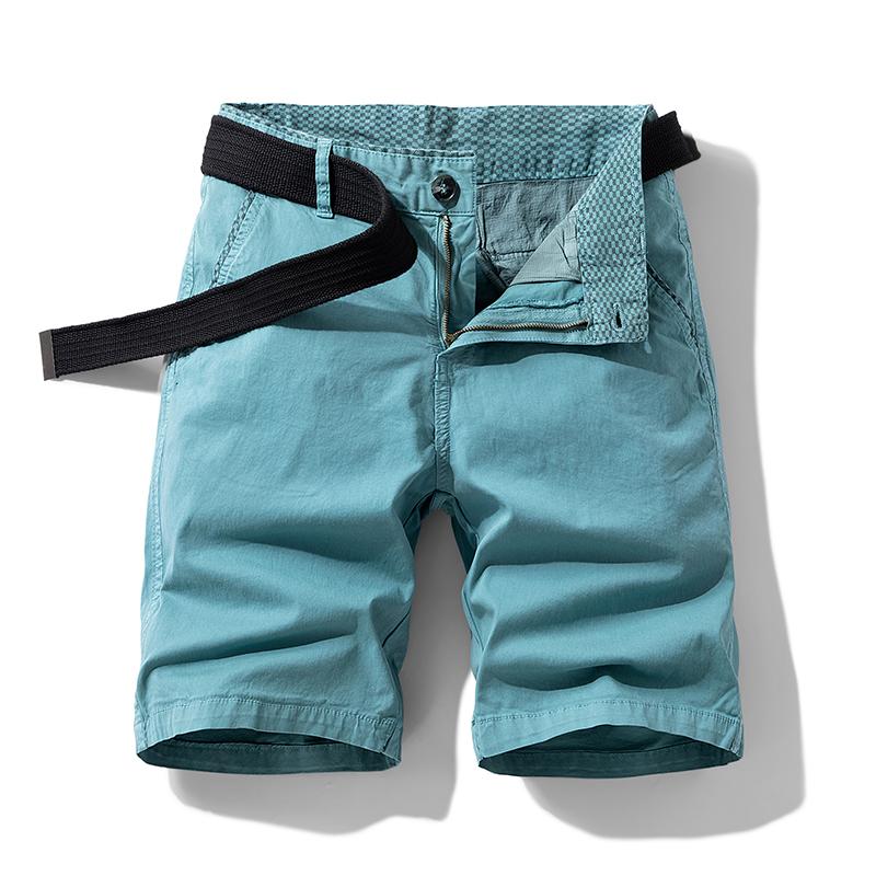 Summer Men's Cotton Cargo Shorts Men Beach Jogger Shorts Men Casual Shorts