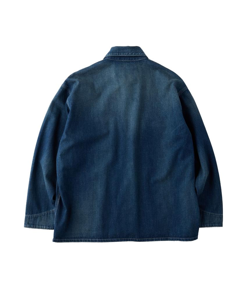 Universal Overall [Japan Heritage Line] Nep Denim Coverall Blue