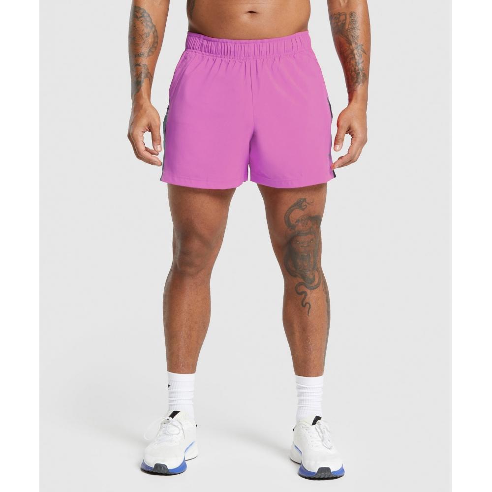 

Шорты GYMSHARK Sport 5 Shelly Pink Black A2A8K KB4B