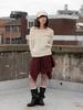 THE GREEN LAB Off-Shoulder Boucle Knit [Ivory]