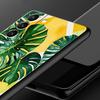 Leaves Monstera Green Phone Case For Samsung Galaxy S26 Ultra S25 Plus S24 FE S23 S22 5G S21 S20 Cover Black Soft