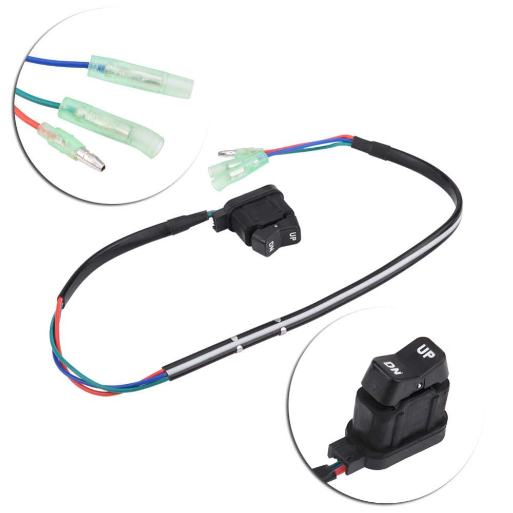 for Quicksilver 3000 Trim Switch - Car Tilt Trim Switch 87-18286A43 Power Tilt Trim Switch Assembly for Mercury Outboard Remote Control Box