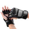 Boxerské rukavice s polovičními prsty Pro boxovací pytel Otevřené dlaně Pro boj Kickbox Sparringové rukavice pro muže ženy Boxerský trénink