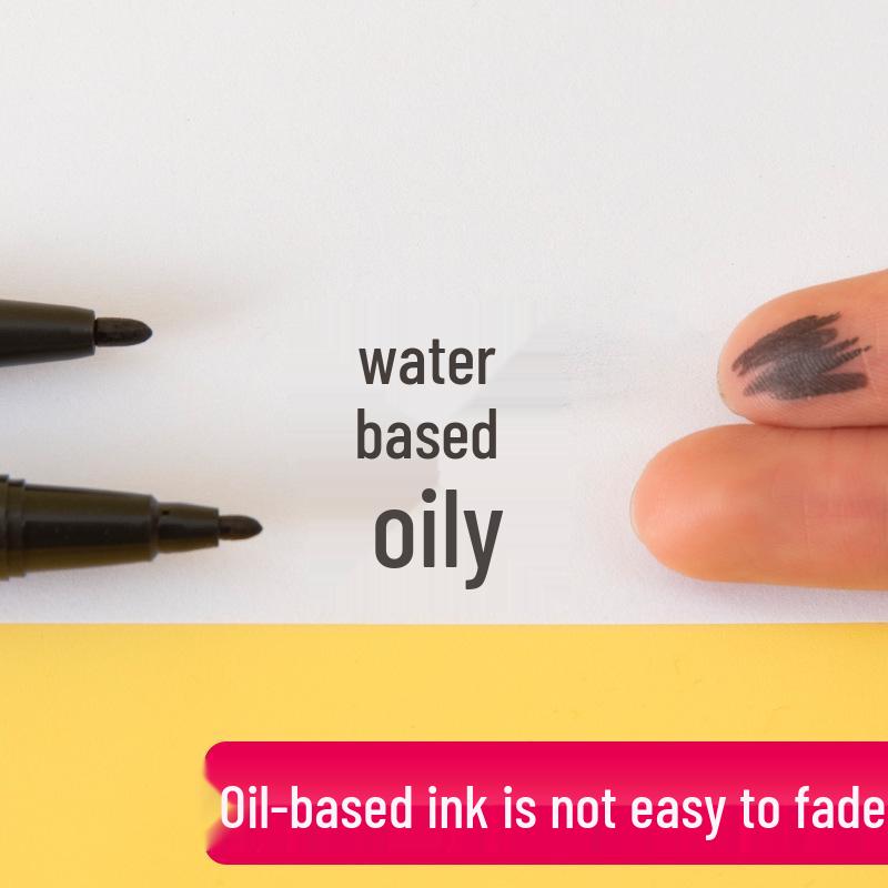 Dual-Tip Black Fine Liner - Safe, Non-Toxic, Children's Art Marker