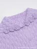 Navy Jacquard Hollow Knit Cardigan Coat for Women - Elegant and Cozy Spring/Autumn Outerwear
