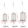 1PC Durable Aquarium Small Bait Feeder Crystal Shrimp Dry Food Feeding Fishing Lure Cage Stainless Steel Aquarium Bait Feeder