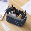 Canvas Waterproof Makeup Bag Small Size Portable Makeup Bag Travel Portable Makeup Bag Simple and Large Capacity Storage Bag