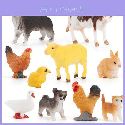 Farm Animal Sheep And Rabbits Pvc Model Set With Realistic Detailing For Educational Displays And Decor