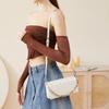 Extra Strict Leather Chain Underarm Bag Women's New Spring and Summer Cowhide High-end Niche Single Shoulder Crossbody