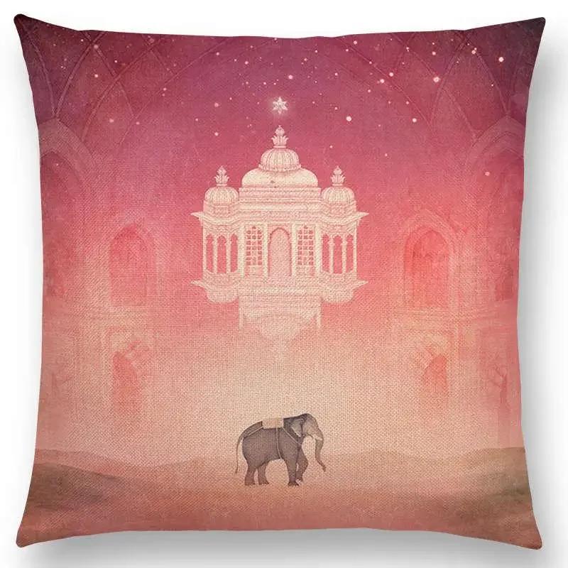 New Elegant Lady Lovely Girl Shakespeare Fantasy Painting Moon Night Swan Dream Trees Cushion Cover Sofa Throw Pillow Case