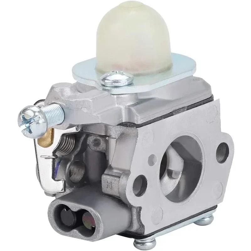 C1UH142 Carburetor Kit for Homelite UT08580 UT08981 UT50500 UT50901 Edger String Trimmer Blower Carb with Fuel Line Tune Up