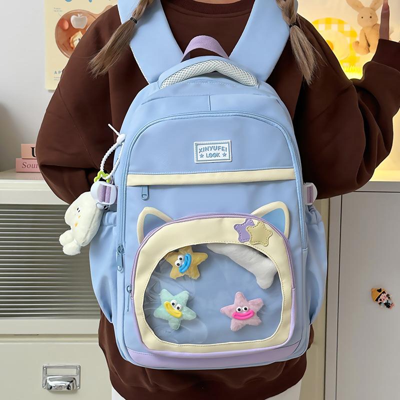 Mochila de Gran Capacidad para Mujer Mochila Escolar para Estudiante
