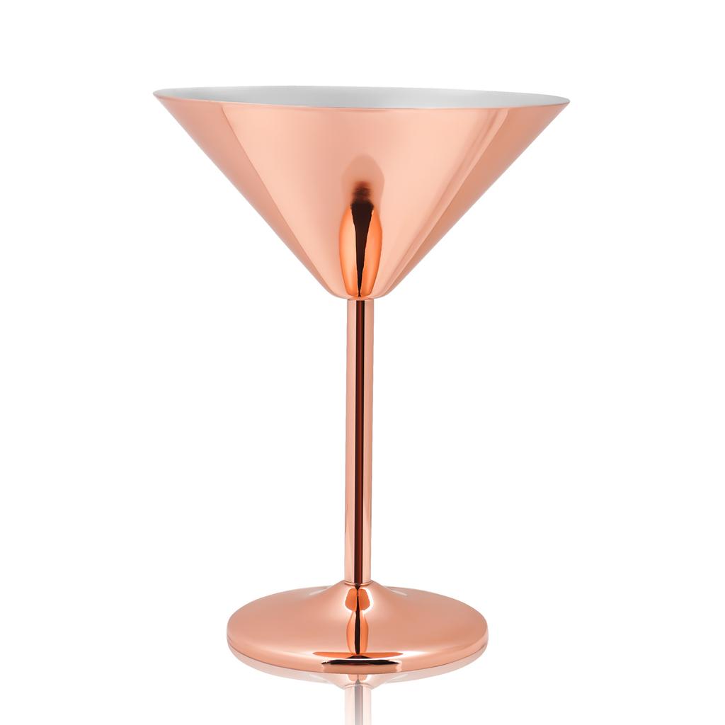 304 Stainless Steel Cocktail Glass Mirror Design Easy Clean Martini Highball Cup