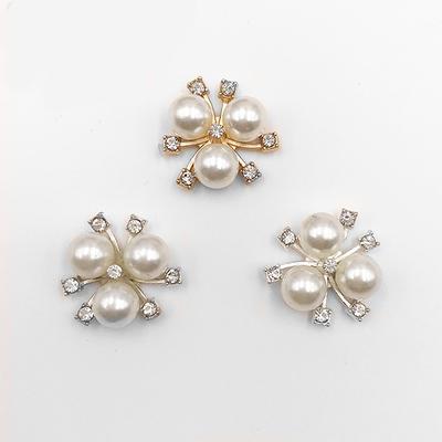 10 Stücke Diy Blume Strass Perlen Knopf Hochzeit Dekoration Nähen Dekor Handwerk