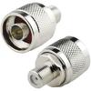 F to N Adapter F Female to N-Type Male Coax Adapter Connector for Antenna, Router, Booster Systems