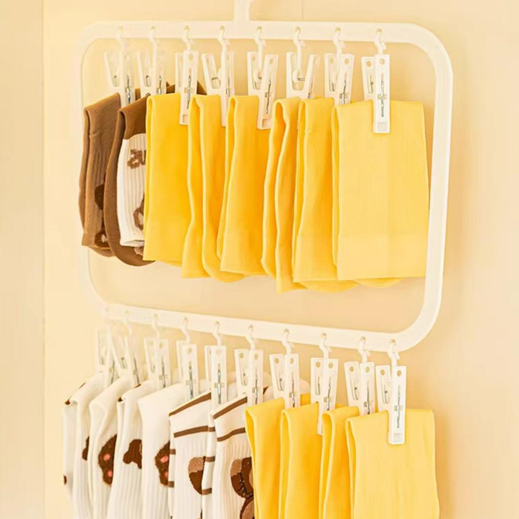 Mehrschichtiger Hängeorganizer Kleiderbügel Tragbarer Kleiderbügel zur effizienten Trocknung und Aufbewahrung kleiner Kleidungsstücke