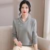 2025 Mom's Autumn Winter Long-Sleeve Knit Pullover Sweater for Middle-Aged & Elderly Women