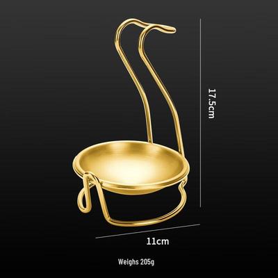 TianZhi Gold Schwan Edelstahl Schöpflöffelhalter