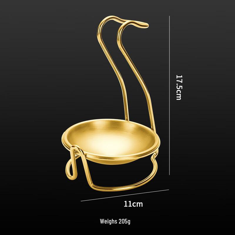 

TianZhi Gold Swan Stainless Steel Ladle Holder
