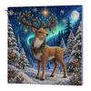 Christmas Home Decoration Faux Pearl Art Kit, DIY Snowman Painting 3D Festive Living Room Accents Xmas Scenes Crafting Project for Adults Beginners,