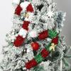 DIY Christmas Candy Cane Ornaments Ribbon Garland Xmas Tree Ornaments  Holiday Party
