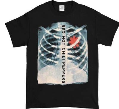 Red Hot Chili Peppers X Ray New Black T Shirt