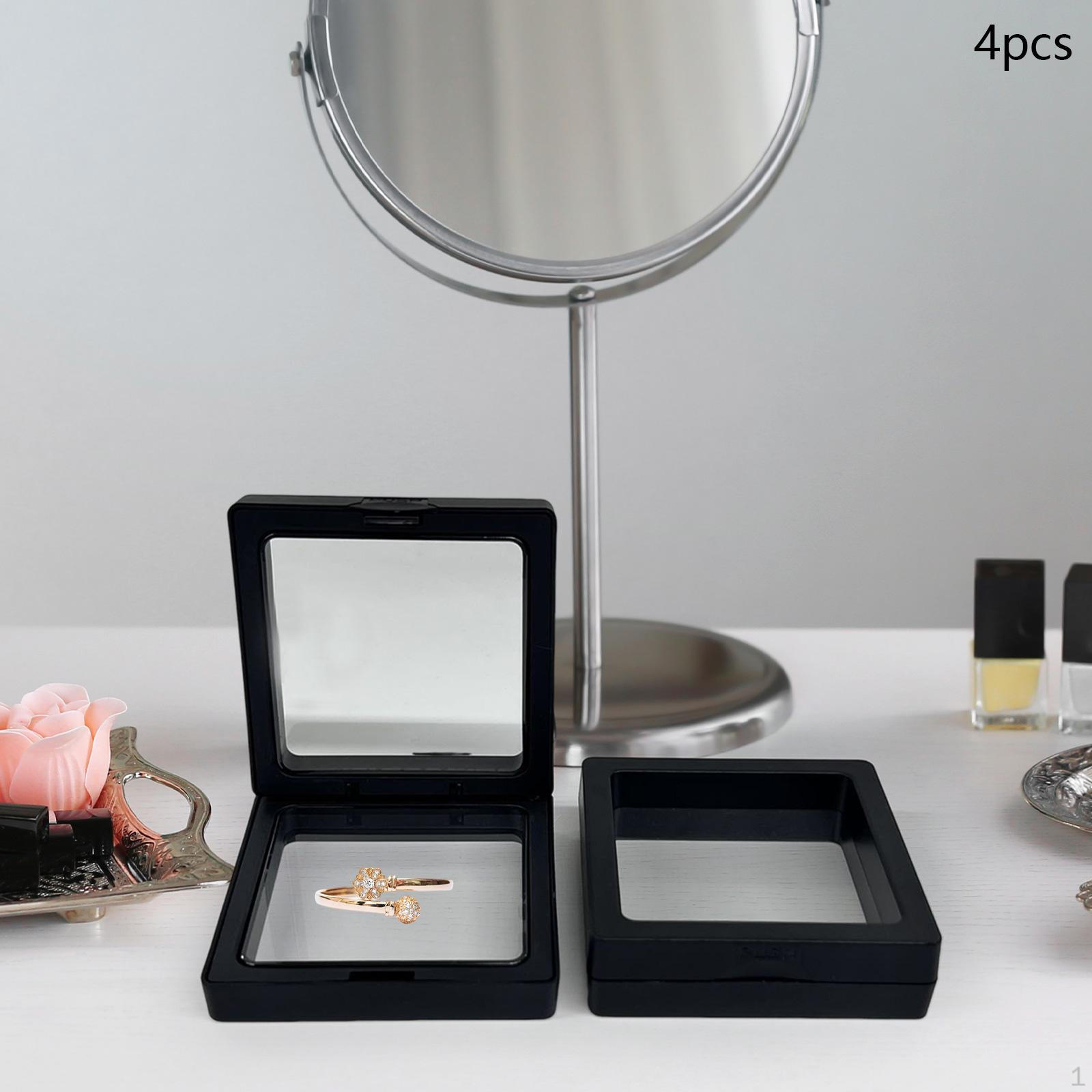 

3D плавающий держатель для дисплея, подставка для монет, прозрачная черная рамка чёрный