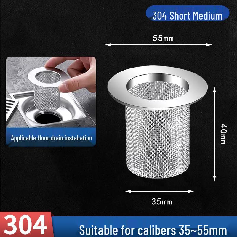 Edelstahl Badezimmer Bodenablauf Filter Kanaldeckel