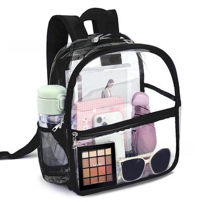 Transparenter Unisex-Rucksack aus PVC: Große Kapazität, stilvoll, für den Einsatz in Sport und Schule