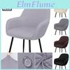 Arm Cover Waterproof High Chair Elastic Dining Chair Slipcovers Washable Office Armchair Covers Chair Covers For Kitchen Home