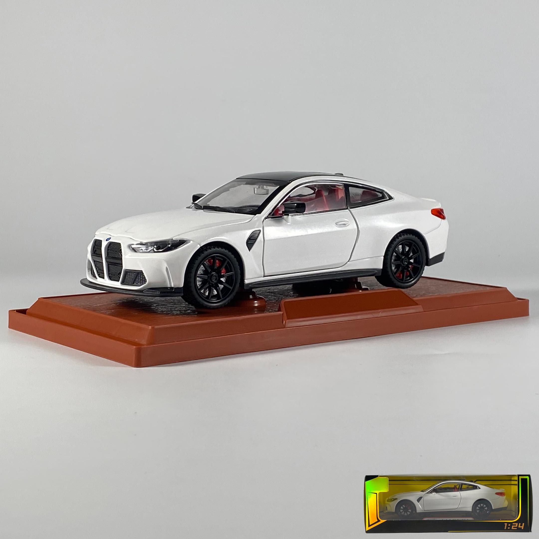 

1:24 BMW M4 Високопродуктивне Спортивне Купе Литий Металевий Модель Автомобіля Домашній Тренд Іграшка Прикраси Орнамент Колекційні Предмети Святкові Подарунки