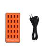 USB Charging Station 20‑Port Wall Power Fast Smart Charger for Multiple Devices 100‑240VEU Plug