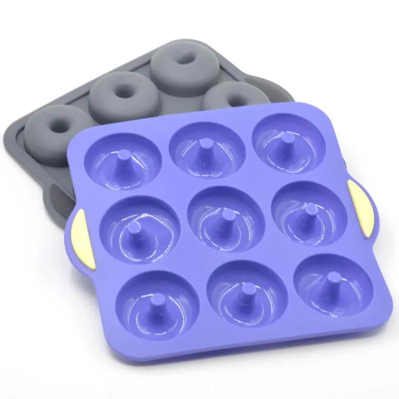 Baking Tools for Pastry, Cookie, Chocolate, Muffin, Cake, Dessert - Handmade Kitchen Decorating Silicone Donut Mold