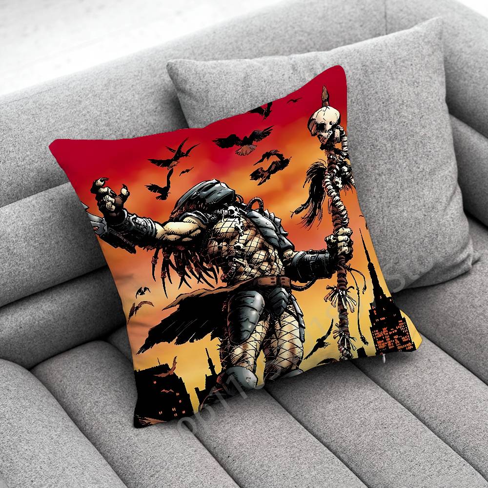 X-Xenomorph Alien P-Predator Throw Pillow Case For 30x30cm 40x40cm 45x45cm 50x50cm 55x55cm Square Sofa Pillowcase Shell