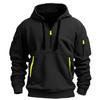 2026 New Men's Hoodie Quarter Zip Hoodies Pocket Sports&Outdoor Streetwear Cool Casual Spring Fall Clothing Hoodies Sweatshirts