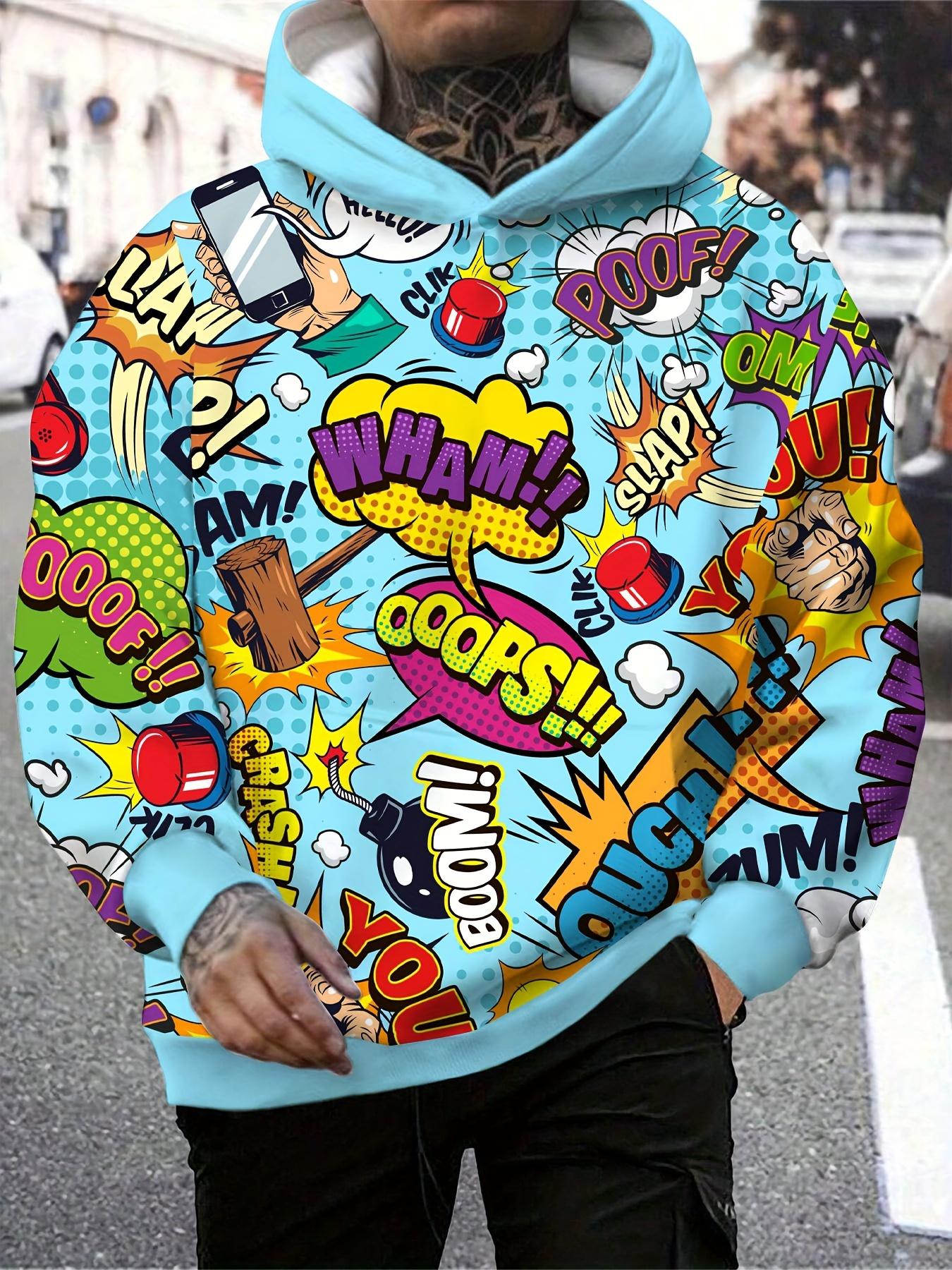 

Мужское худи с игровым принтом, Трендовое худи, Мужское повседневное худи с узором, Худи с карманами, Уличная одежда для осени и зимы, В подарок XL