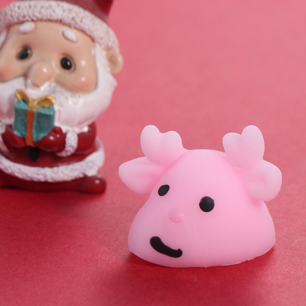 Soft Christmas Fidget Toys Stretch Squeezing Xmas Game Funny Hand Squeeze Toy  Children
